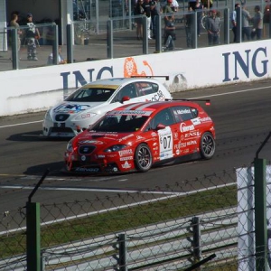 Michelisz Norbert éles versenyben